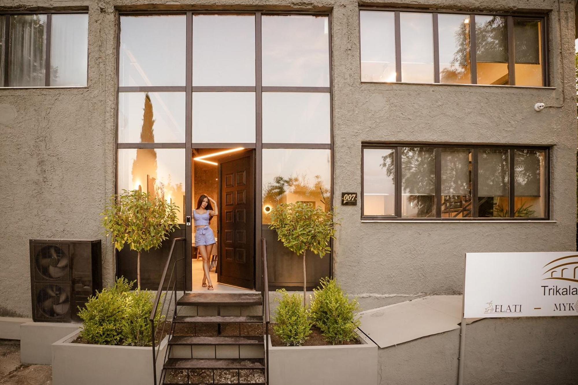 Industrial Loft Leilighet Tríkala Eksteriør bilde
